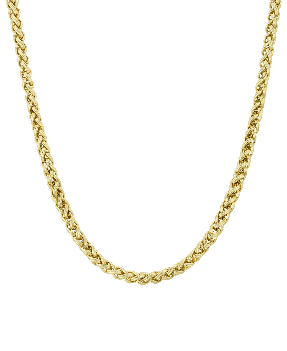 2028 Gold-tone Chain 16" Adjustable Necklace In Yellow