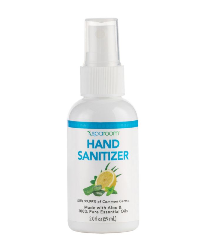 SpaRoom 2-Oz. Hand Sanitizer with Essential Oils & Reviews - Wellness  - Bed & Bath - Macy's