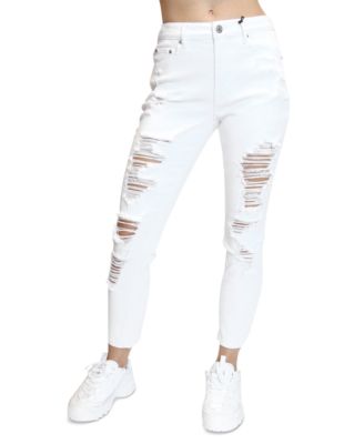 macys white jeans