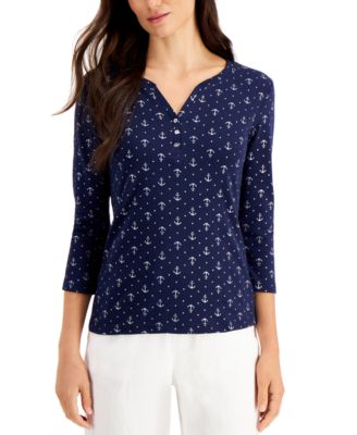 macy's ladies petite tops