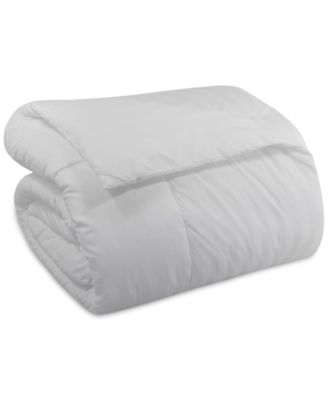 Martha Stewart Collection Allergy Wise Down-Alternative Dobby Stripe Comforter, King, Created For Macy's