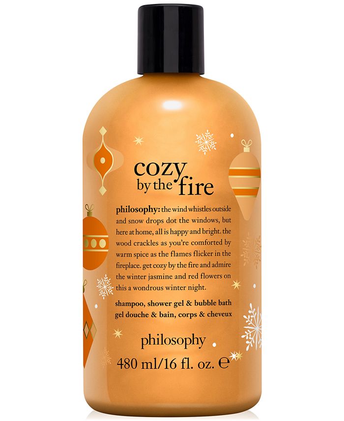 philosophy Cozy By The Fire Shampoo, Shower Gel & Bubble Bath, 16 