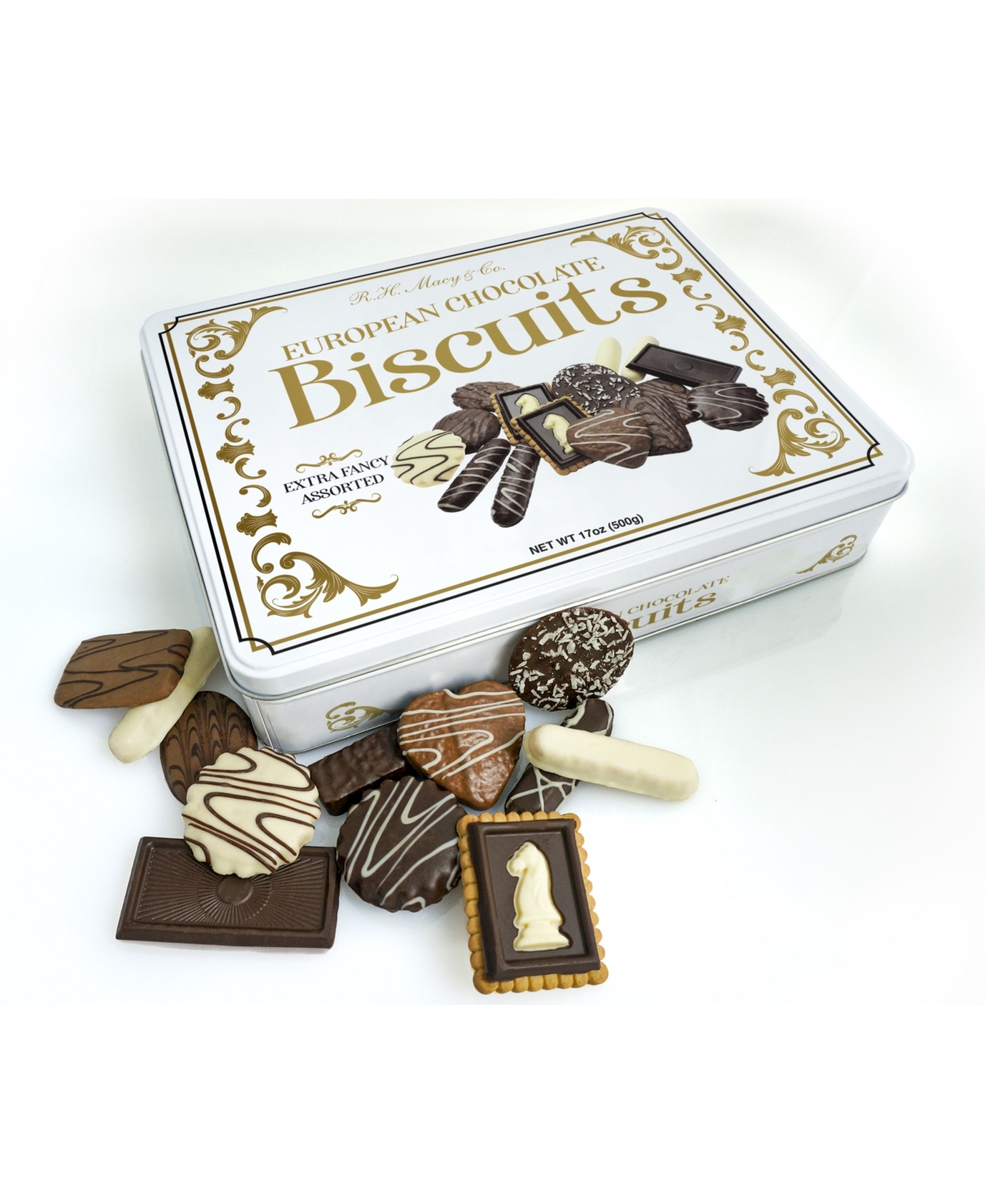 R.h. Macy & Co. European Chocolate Biscuit Tin