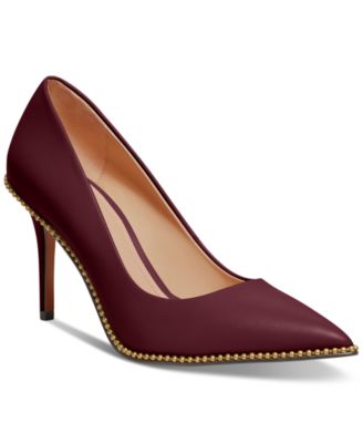 coach beadchain pumps