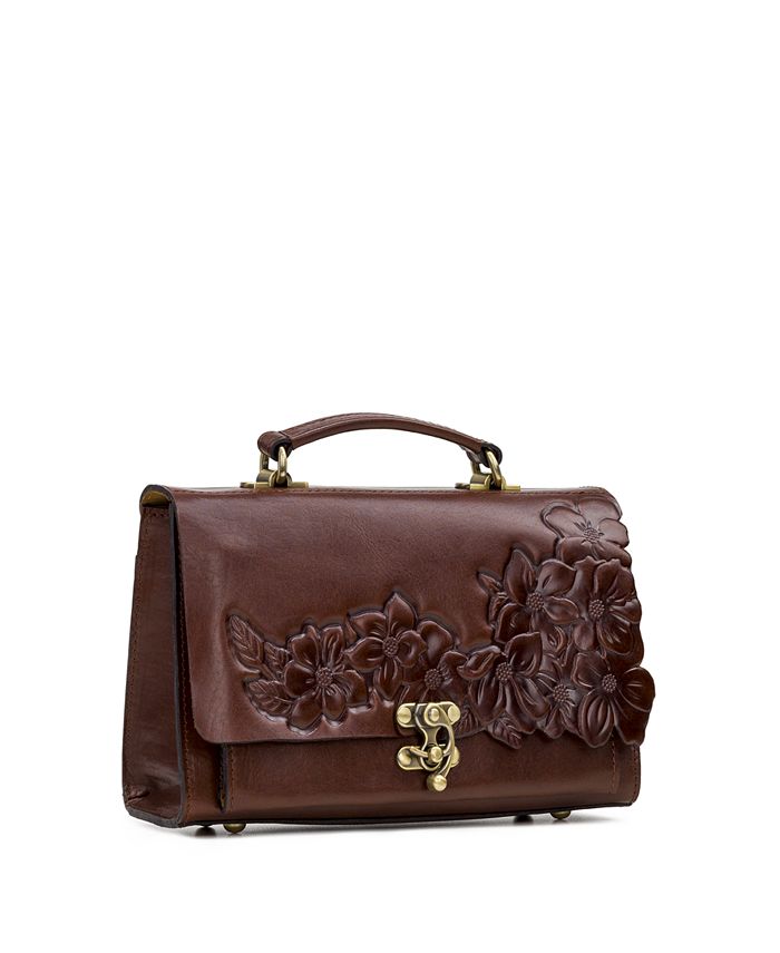 Patricia Nash Charonne Leather Satchel & Reviews - Handbags ...