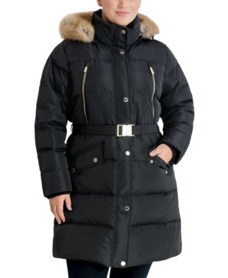 michael kors plus size puffer coat