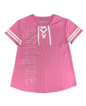 Ideology Big Girls Lace-Up T-Shirt, Created for Macy-s