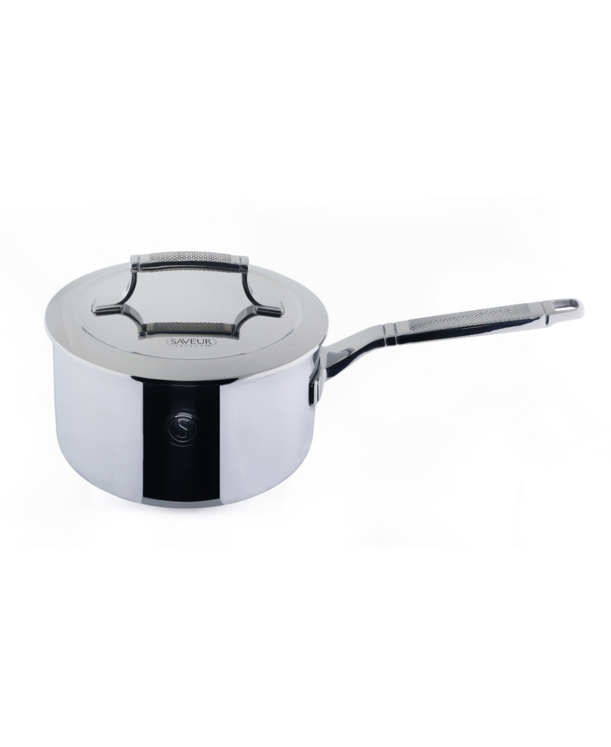 Saveur Selects Voyage Series Tri-ply Stainless Steel 3-qt. Saucepan In Silver