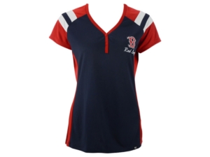 '47 Brand Women's Boston Red Sox Triple Play Henley Shirt
