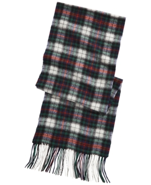 Club Room Men's Plaid Cashmere Scarf Created for Macy's