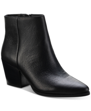 image of Sun + Stone Eryn Block-Heel Booties, Created for Macy-s Women-s Shoes