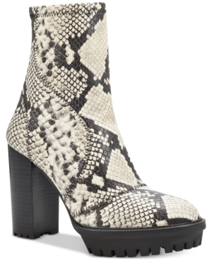 image of Vince Camuto Women-s Erettie Lug Sole Platform Booties Women-s Shoes