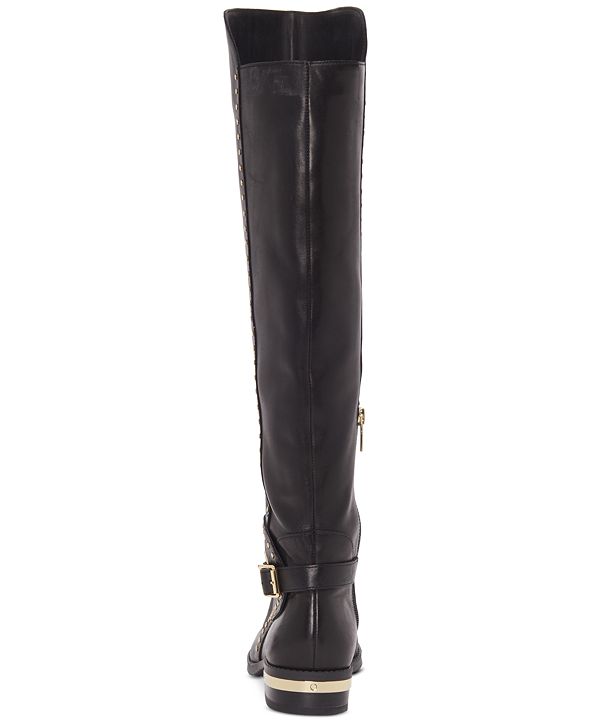Vince Camuto Women&#39;s Poppidal Wide-Calf Stretch Riding Boots & Reviews - Boots - Shoes - Macy&#39;s