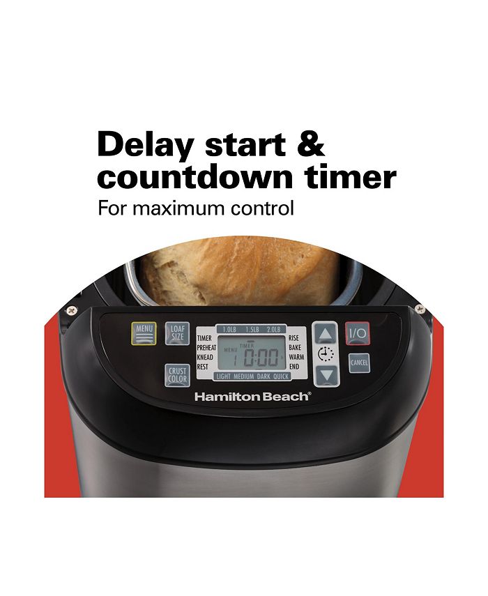 Hamilton Beach Artisan Dough Bread Maker Macy's