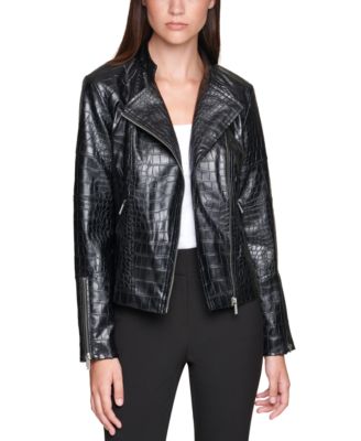 Calvin Klein - Zip-Up Moto Jacket