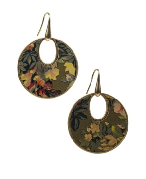 image of Patricia Nash Sari Doorknocker Earrings