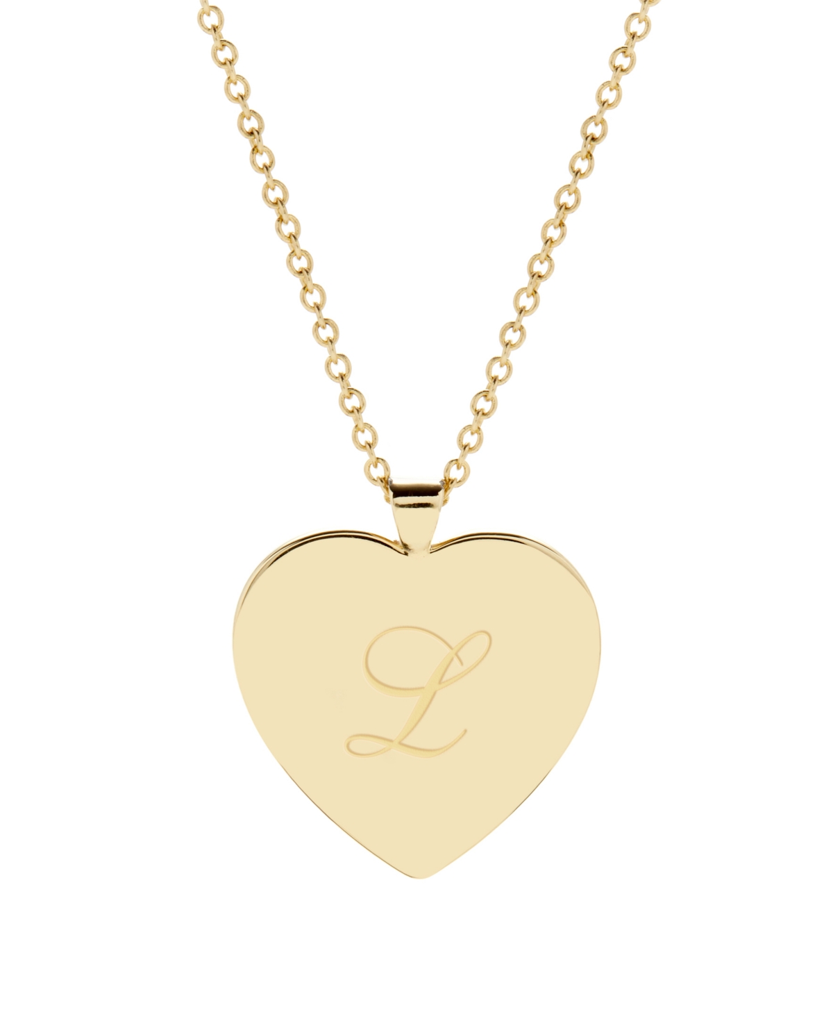 brook & york Isabel Initial Heart Gold-Plated Pendant Necklace - Gold - L