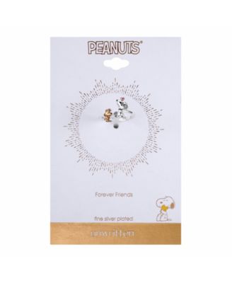 Peanuts Snoopy and Woodstock Bypass Ring
