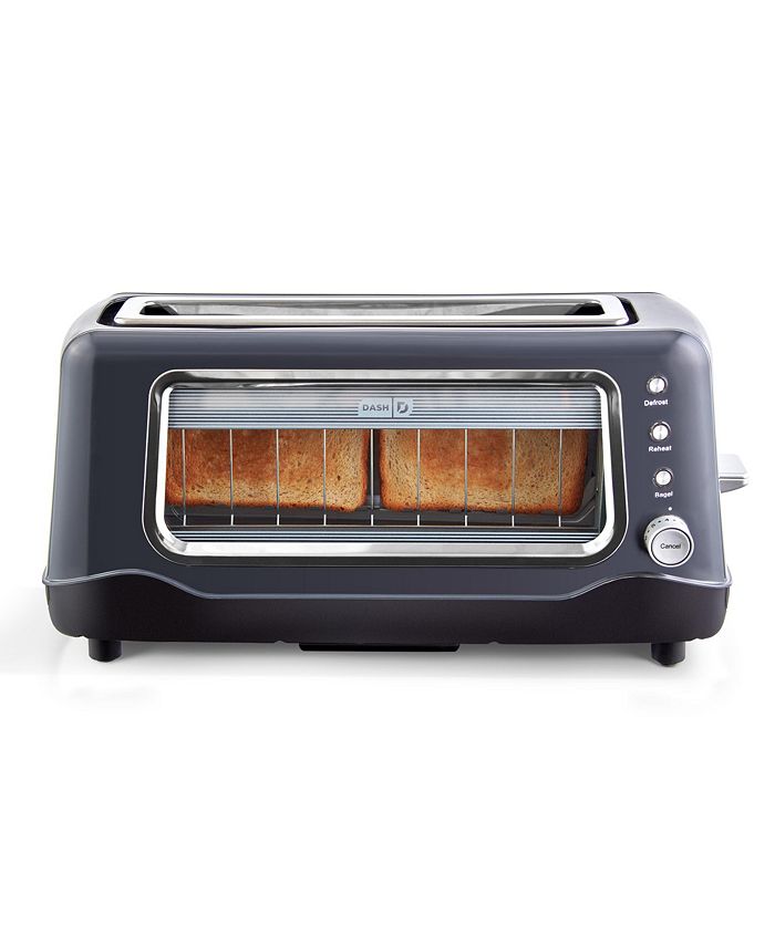 Dash - Clear View Toaster, Gray