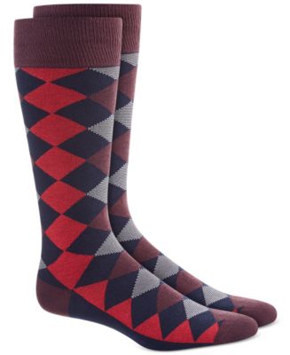 Alfani Men's Diamond Striped Argyle Socks, Created for Macy's & Reviews ...