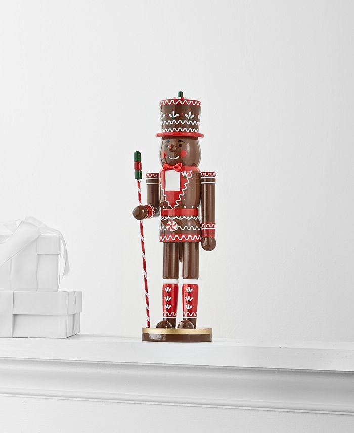 Holiday Lane Nutcrackers, Gingerbread Man Nutcracker, Created for Macy