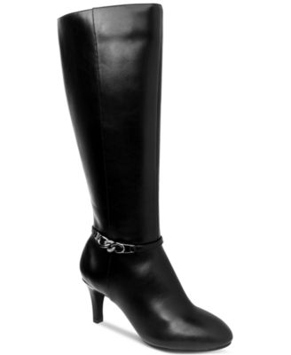 macys wide calf leather boots