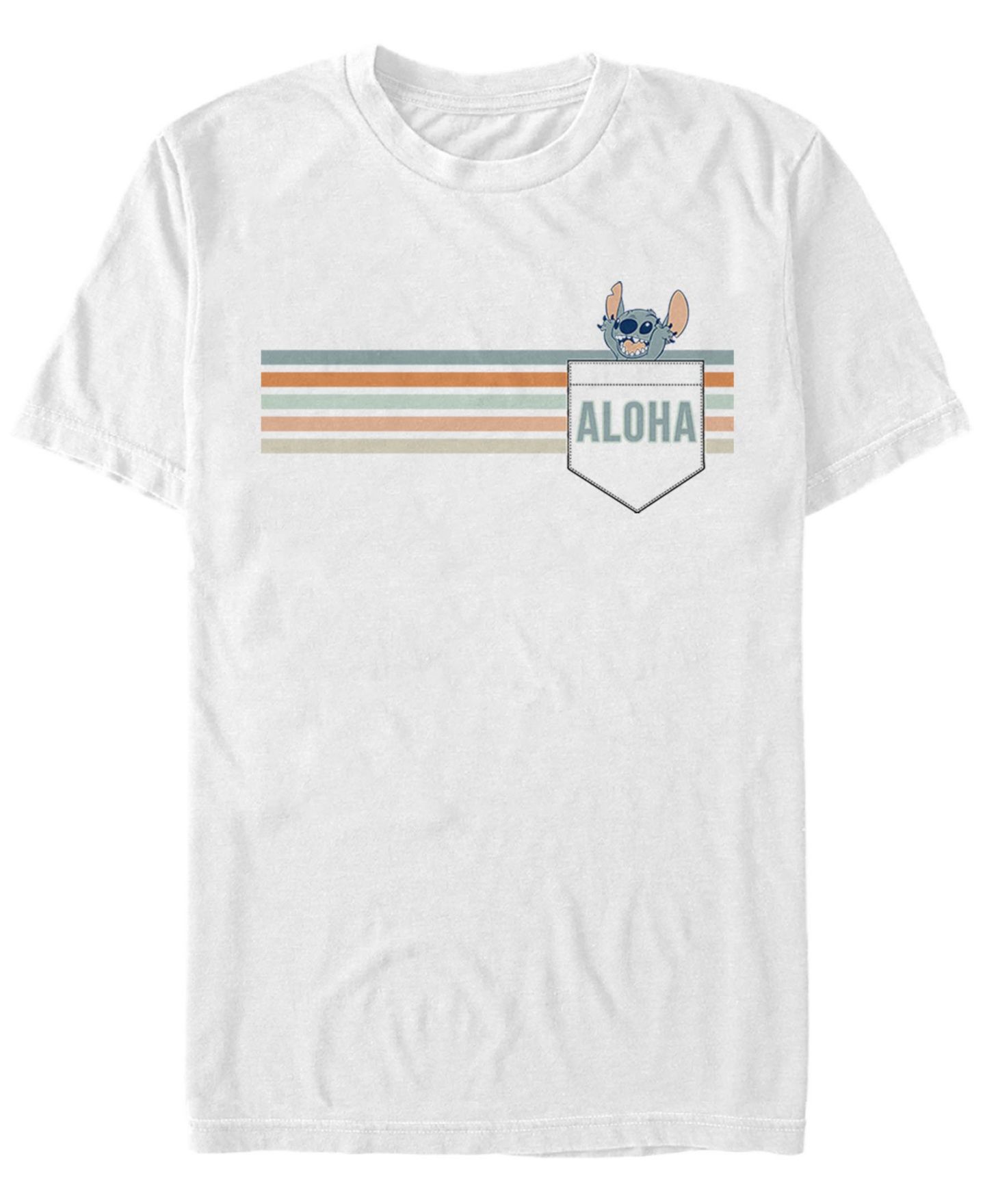 Мужская футболка Fifth Sun Stitch Aloha Short Sleeve, цвет: Натуральный — фото 1