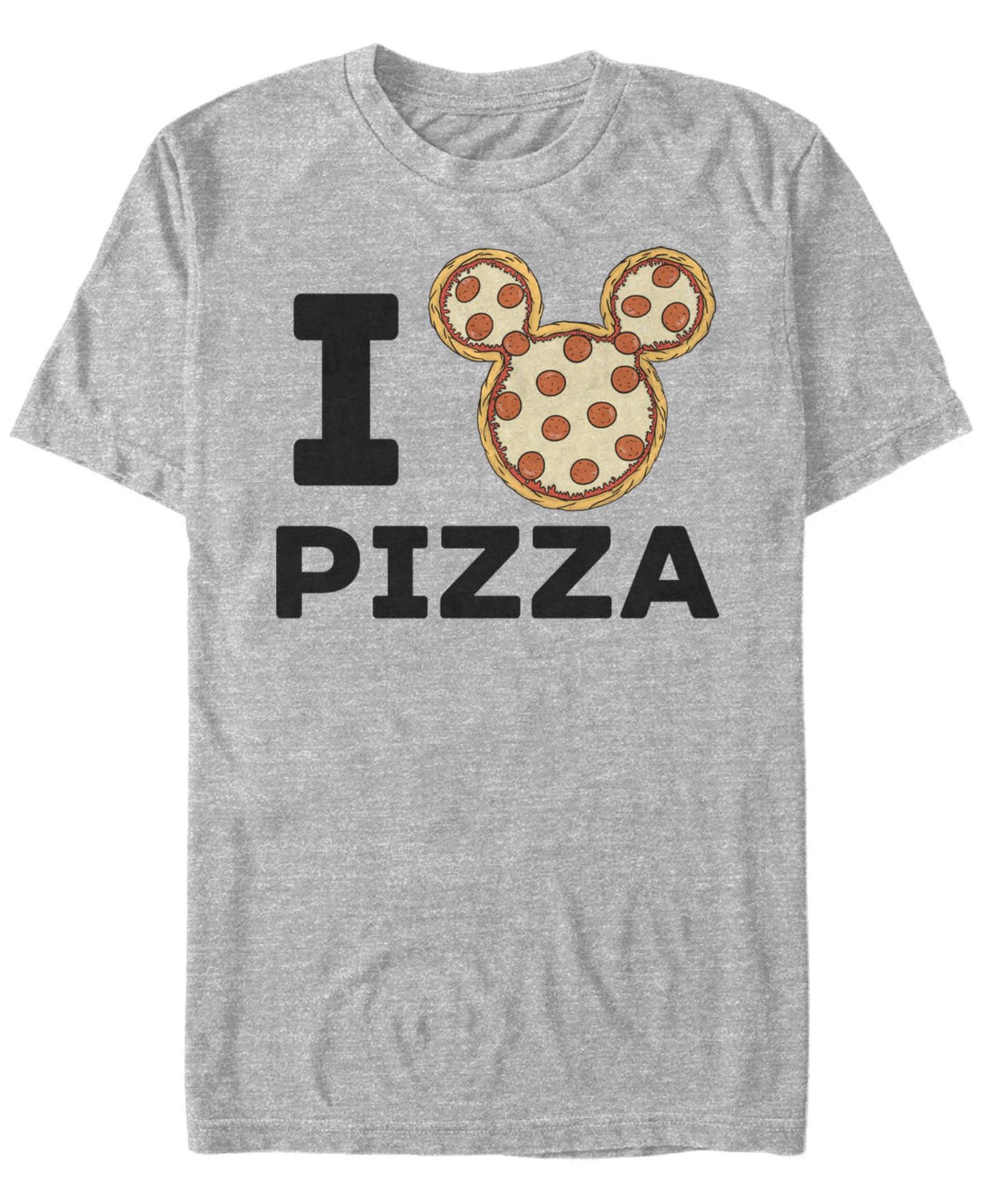 Мужская футболка Fifth Sun Mickey Pizza Short Sleeve, цвет: Меланжевый серый — фото 1