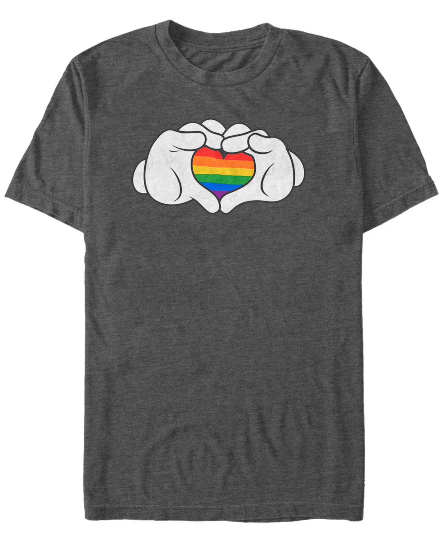 Мужская футболка Fifth Sun Rainbow Love Short Sleeve, цвет: Тёмный серый — фото 1