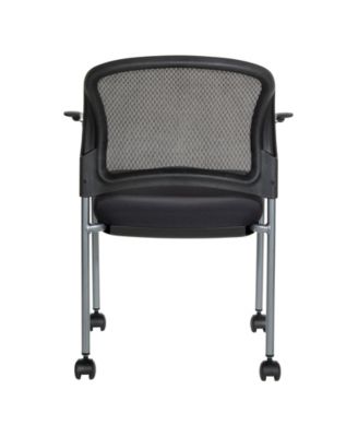 Titanium Finish Visitors Office Chair