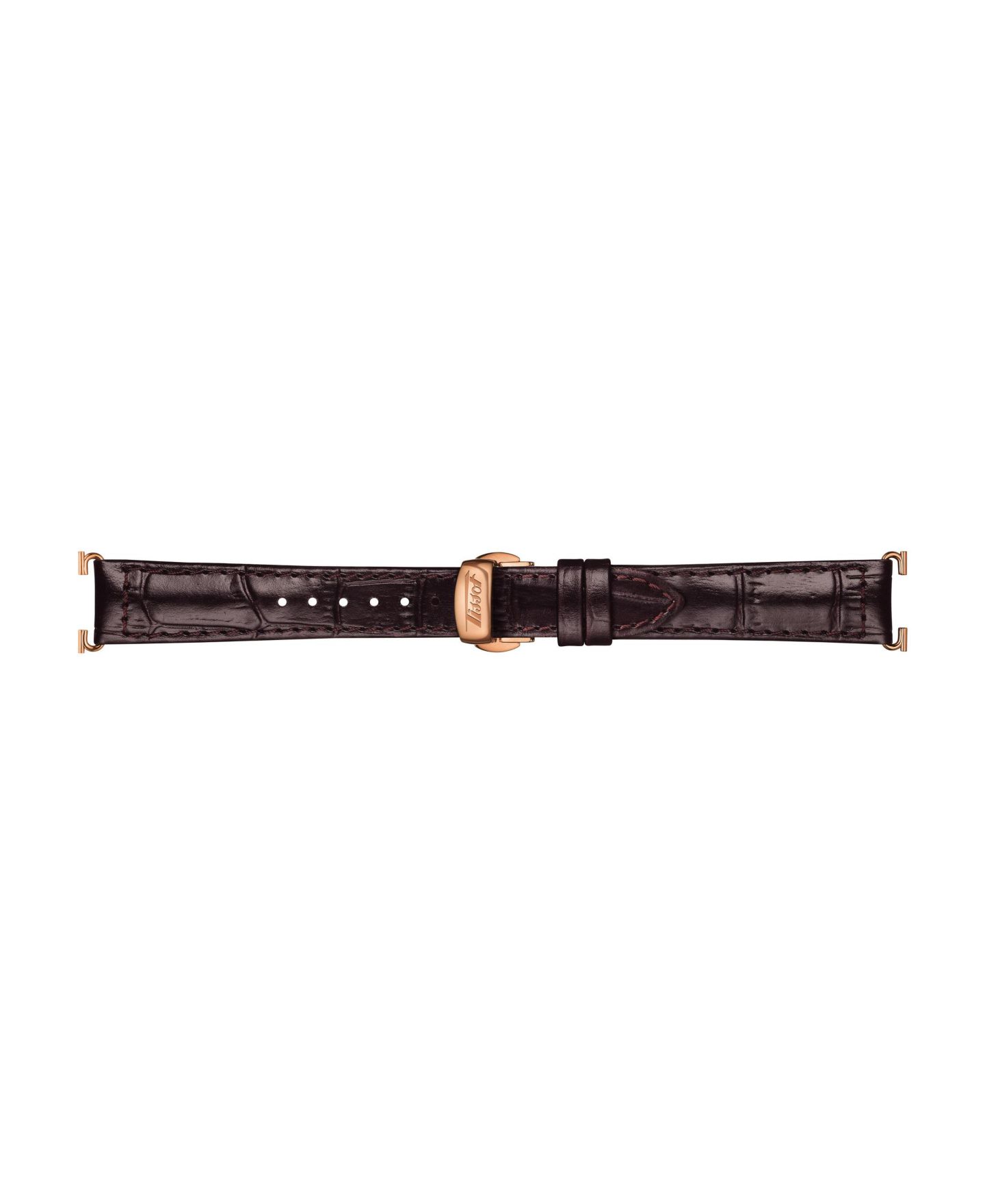 Часы Tissot Unisex Swiss Automatic Heritage Porto Brown Leather Strap Watch 42mm — фото 3