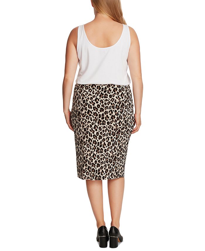 Vince Camuto Plus Size Animal-Print Tube Skirt - Macy's