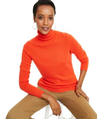 Charter Club Orange Sweaters for Women 