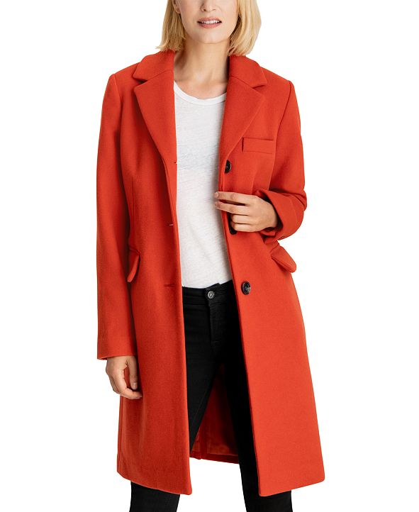 Michael Kors SingleBreasted Walker Coat, Created for Macy's & Reviews