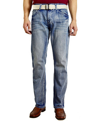 Flypaper Men's Fashion Regular Fit Straight Leg Jeans - Macy's