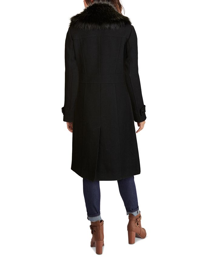 Cole DoubleBreasted FauxFurCollar Coat, Created for Macy's