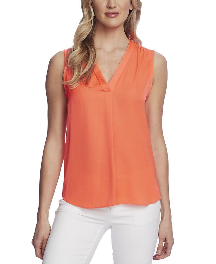 Vince Camuto VINCE CAMUTO Womens Sleeveless V Neck Top