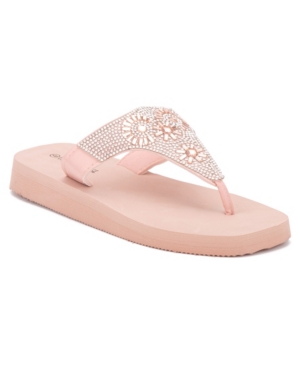 image of Olivia Miller Women-s Areis Flip Flop Sandals Women-s Shoes