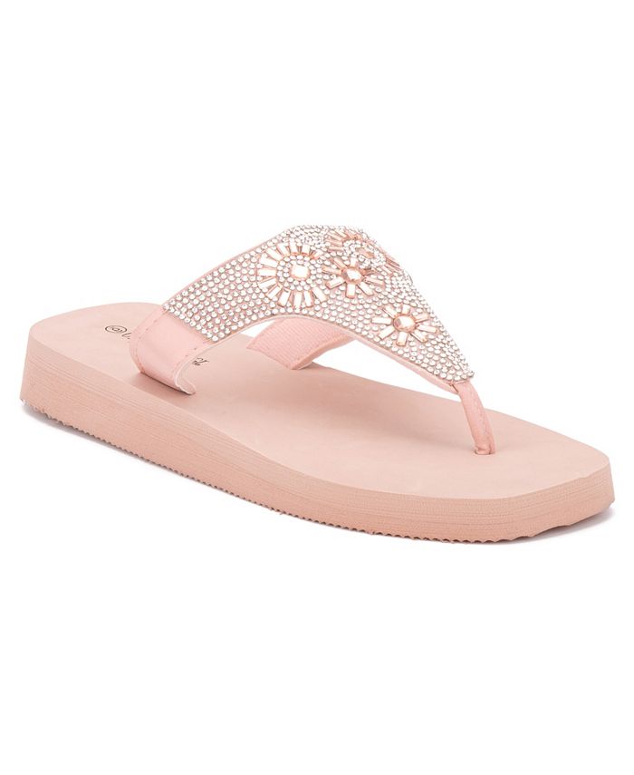 Olivia Miller Women's Areis Flip Flop Sandals - Macy's