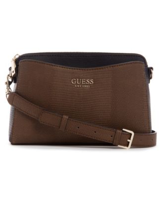 GUESS Lyndi Small Triple Compartment Girlfriend Crossbody - Macy's