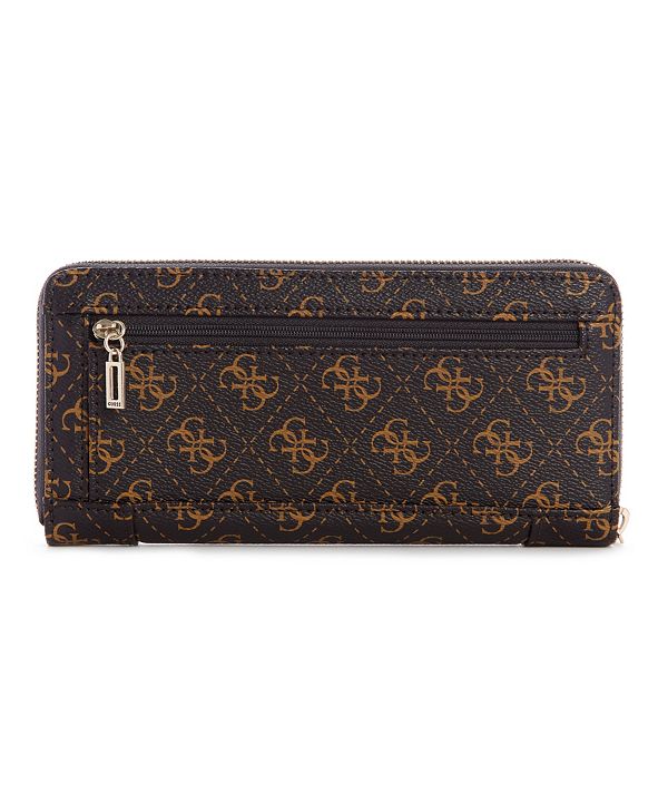 GUESS Naya Large Zip Around Wallet & Reviews Handbags & Accessories