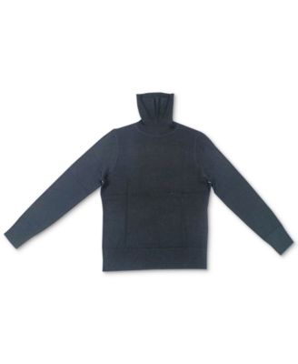 macy's black turtleneck sweater