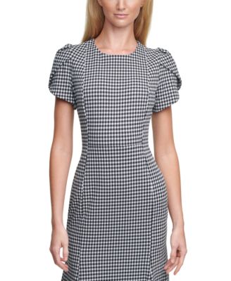 calvin klein polka dot dress