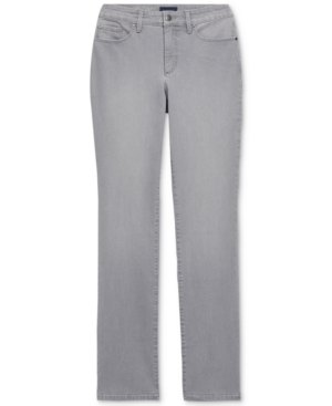 CHARTER CLUB WOMEN'S LEXINGTON TUMMY CONTROL STRAIGHT-LEG JEANS, CREATED FOR MACY'S