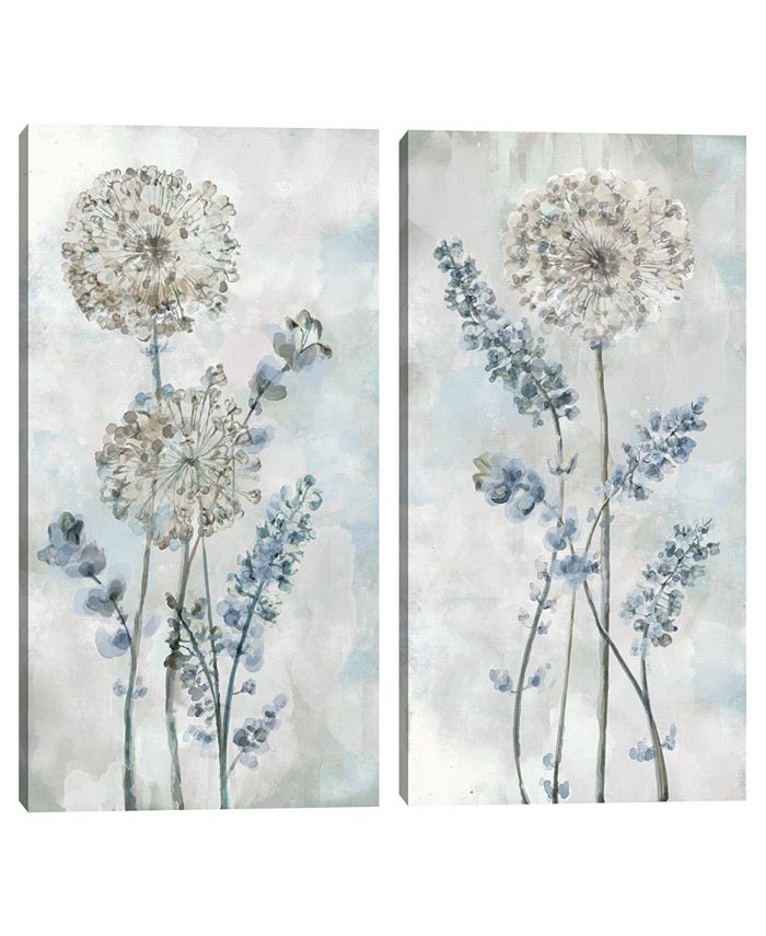 Fine Art Canvas Garden Heights I & II by Studio Arts Set of Canvas Art