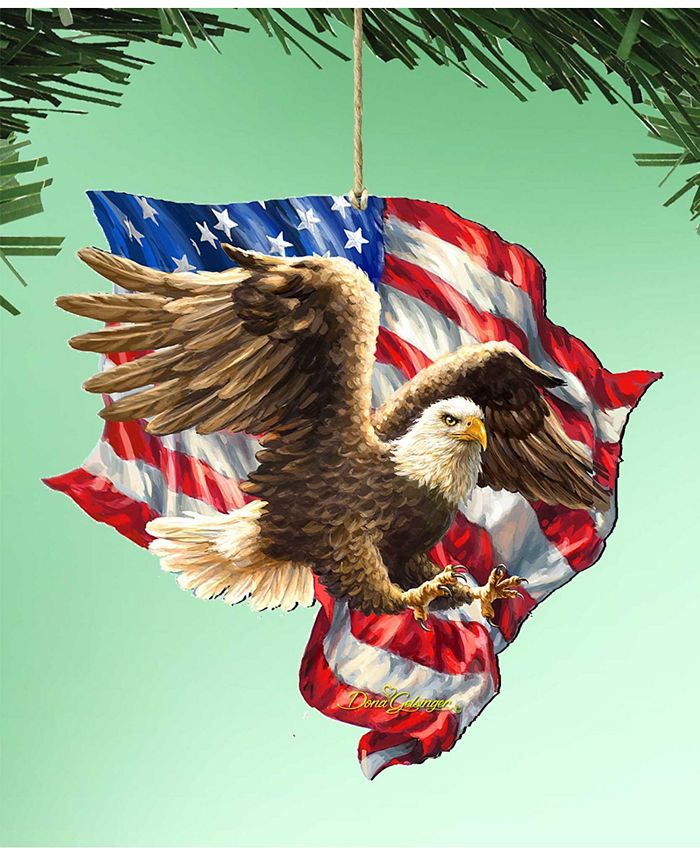 Designocracy by Dona Gelsinger American Liberty Eagle Ornament, Set of ...