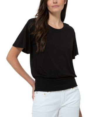 michael kors flutter sleeve top