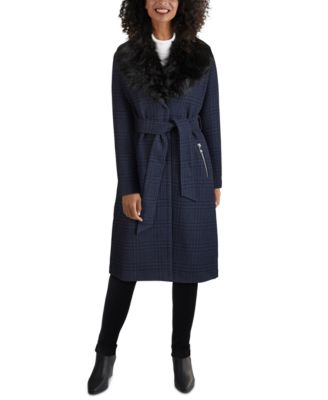 guess shawl collar coat