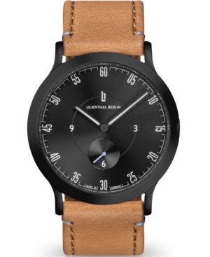 Lilienthal Berlin L1 All Light Brown Leather Strap Watch 375mm