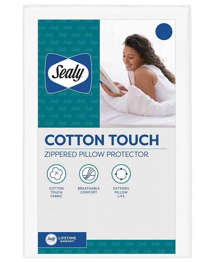 Sealy Cotton Touch Pillow Protector, Standard/Queen Macy's